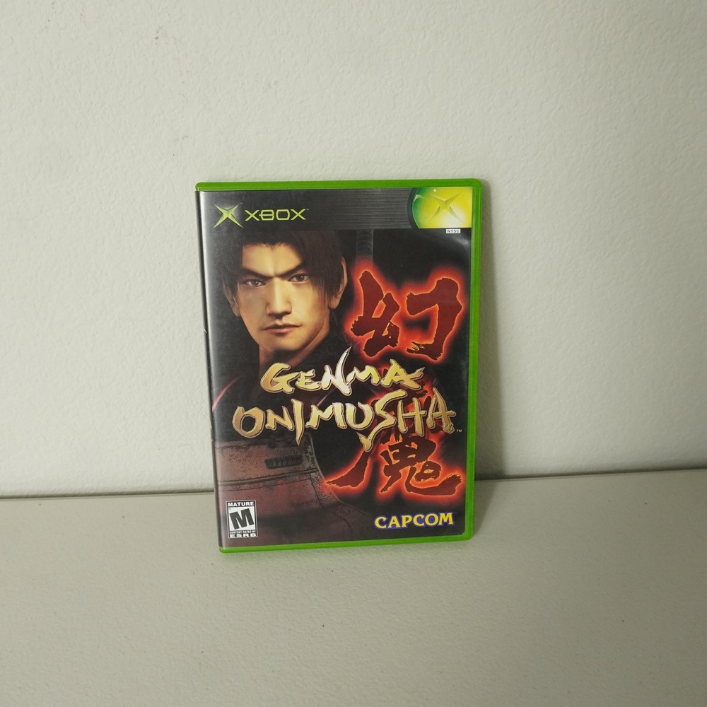Capcom Genma Onimusha Xbox Video Game Black Green Samurai Action Adventure